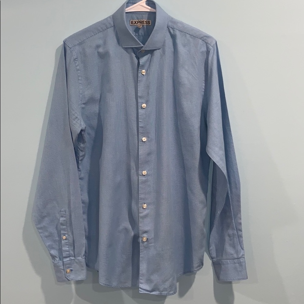 Men’s express button down dress shirt sz medium